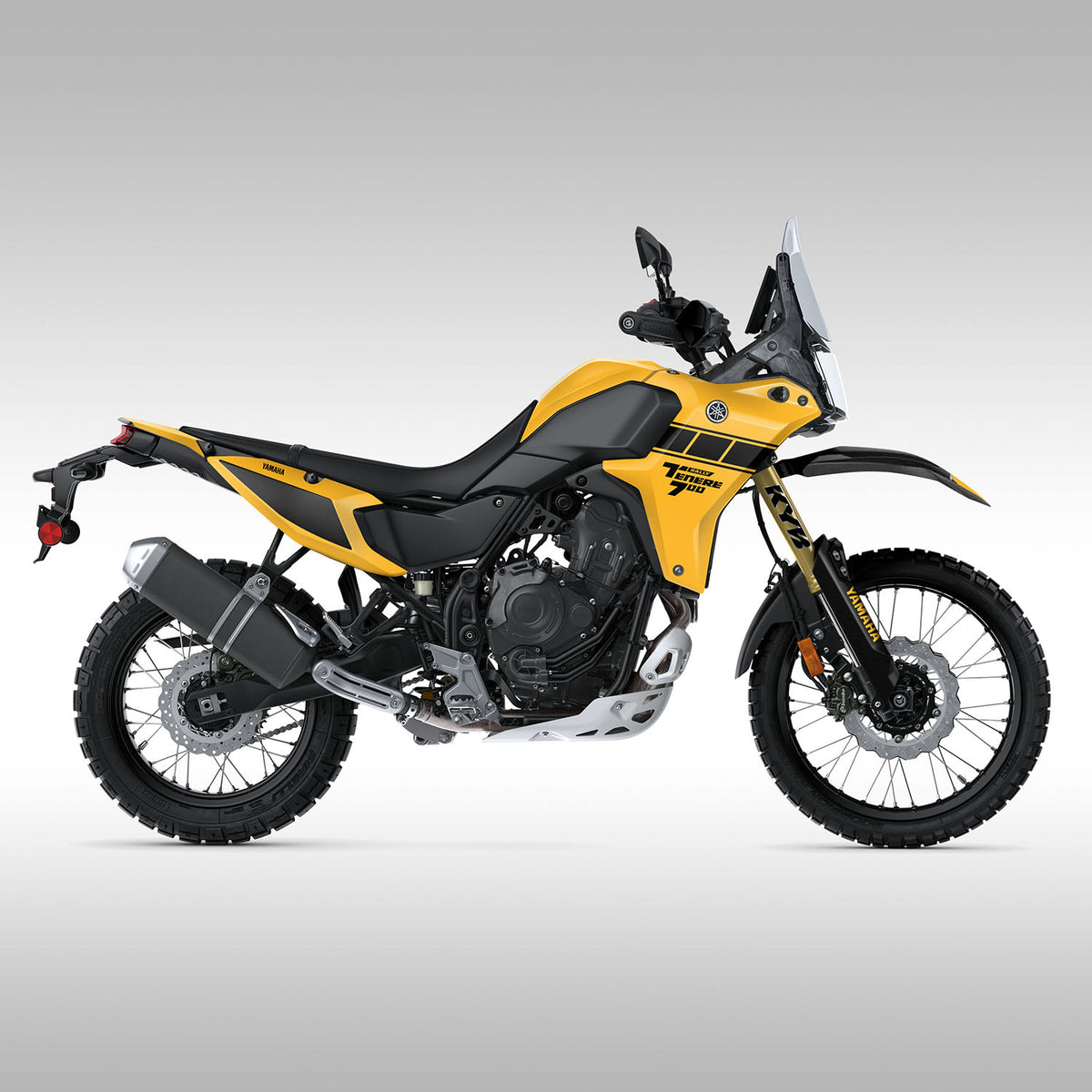 GRAPHICS KIT - 2025+ YAMAHA TENERE 700 - RALLY YELLOW