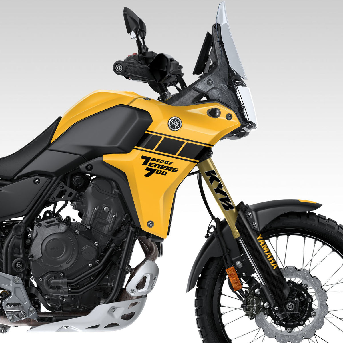GRAPHICS KIT - 2025+ YAMAHA TENERE 700 - RALLY YELLOW