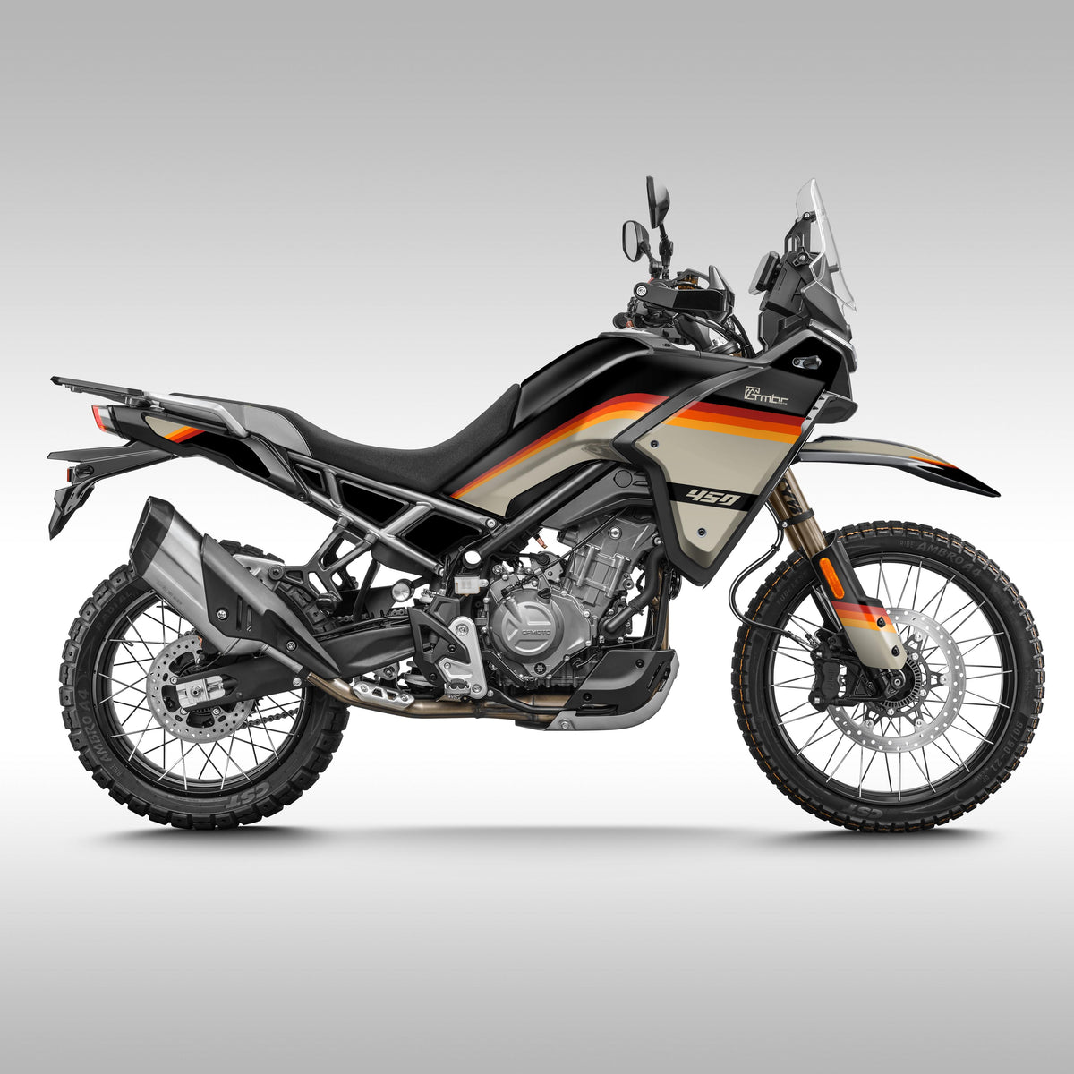 Graphics Kit - CFMOTO Ibex 450 / 450MT - Tan Stripes
