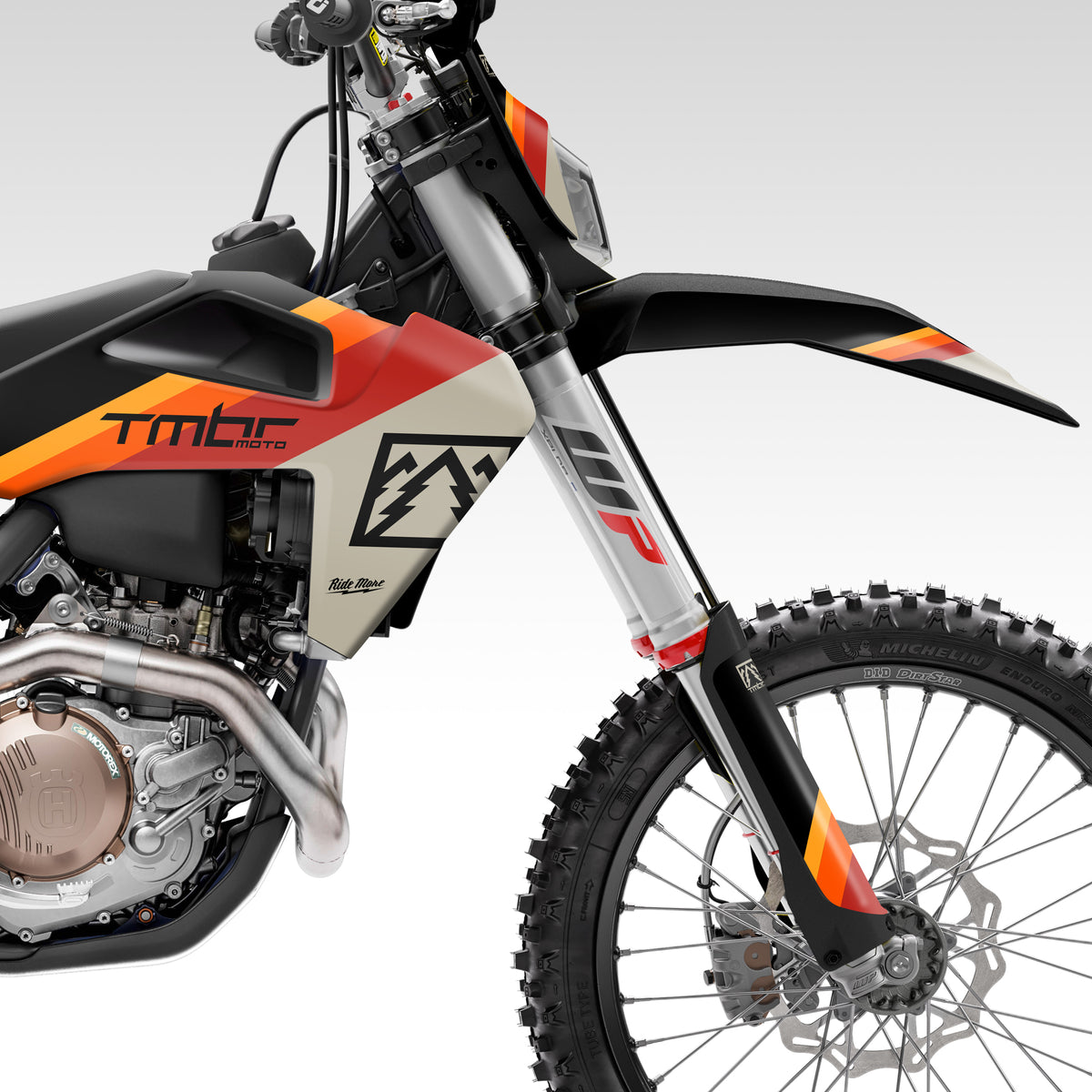 GRAPHICS KIT - 2020–2023 HUSQVARNA FE &amp; TE - TAN STRIPES