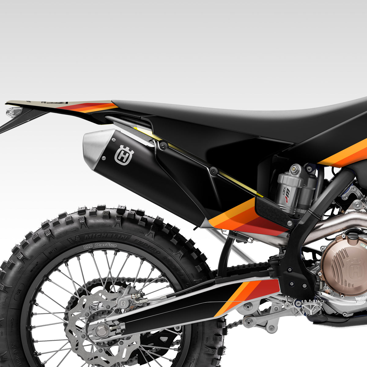 GRAPHICS KIT - 2020–2023 HUSQVARNA FE &amp; TE - TAN STRIPES