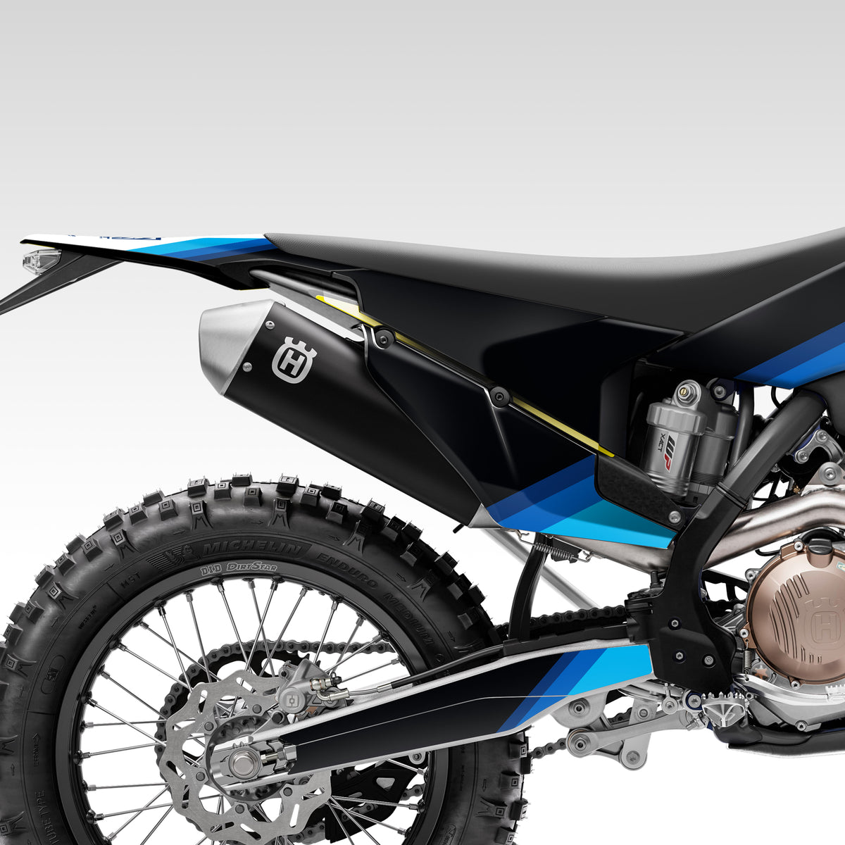 GRAPHICS KIT - 2020–2023 HUSQVARNA FE &amp; TE - TRUE BLUE