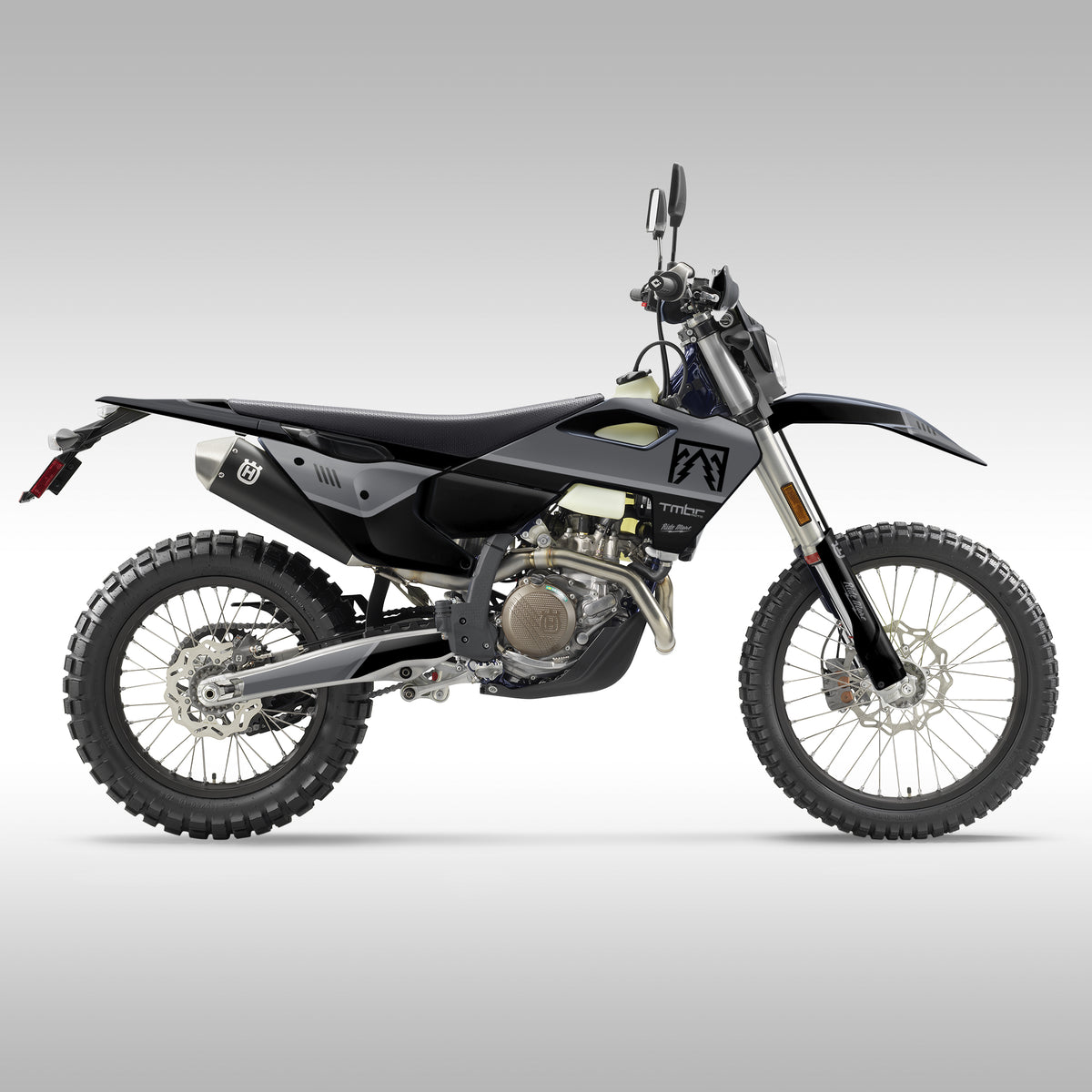 GRAPHICS KIT - 2023–2025 HUSQVARNA FE, TE, FX, TX - BASELINE GRAY