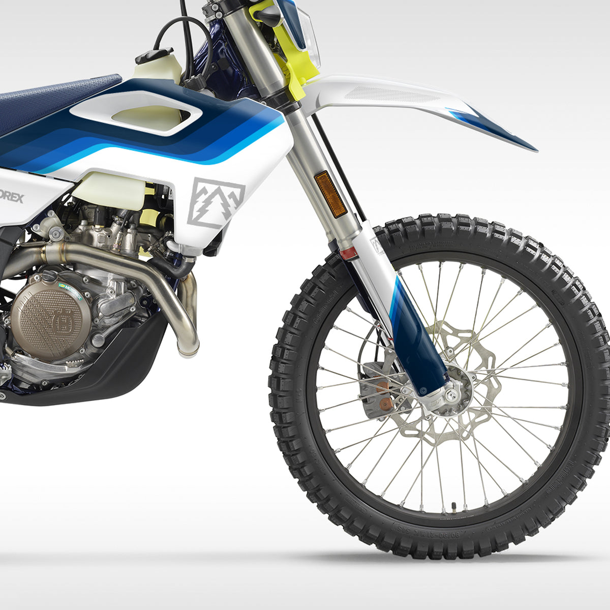 GRAPHICS KIT - 2023–2025 HUSQVARNA FE, TE, FX, TX - RETRO BLUE