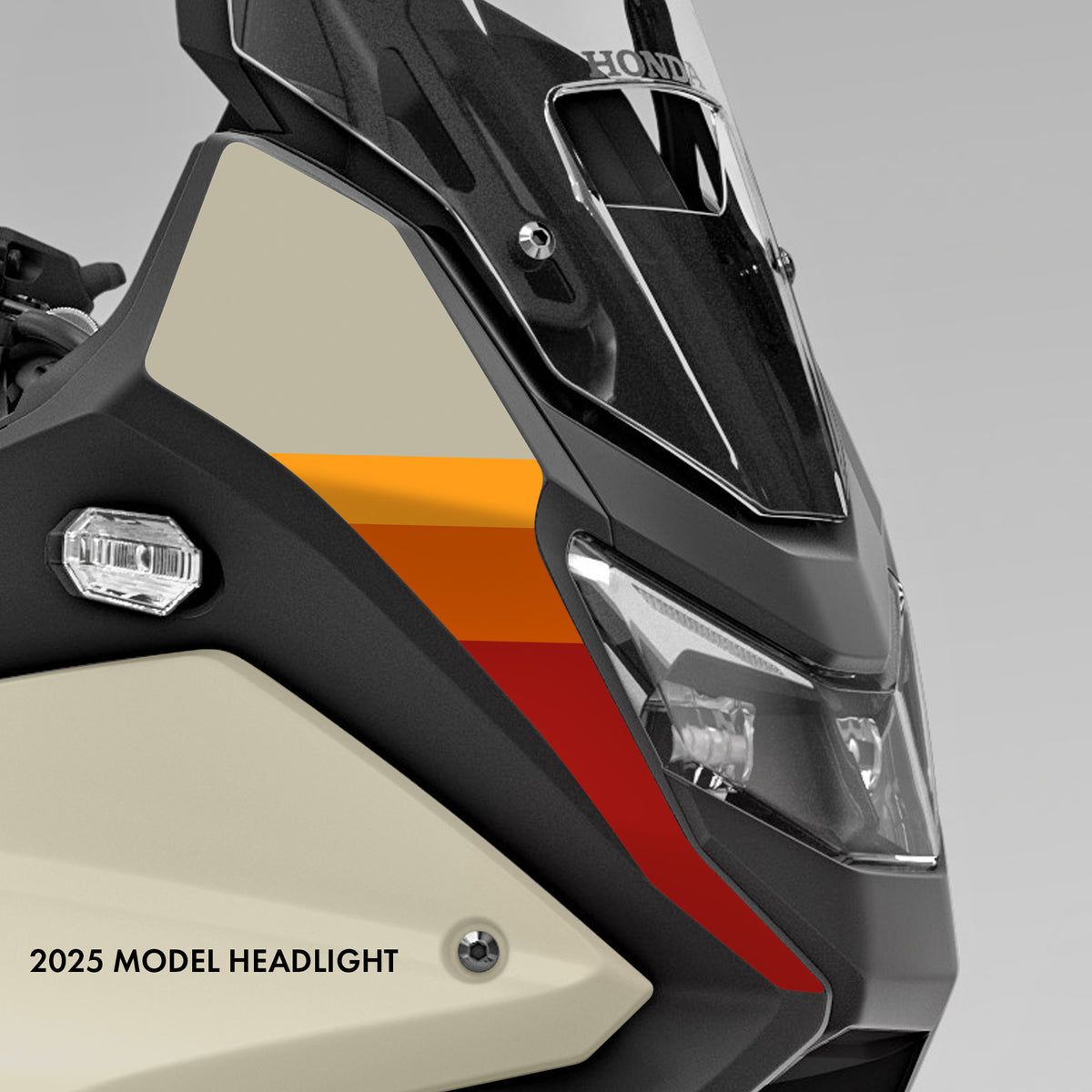GRAPHICS KIT - 2024–2025 HONDA XL750 TRANSALP - TAN STRIPES