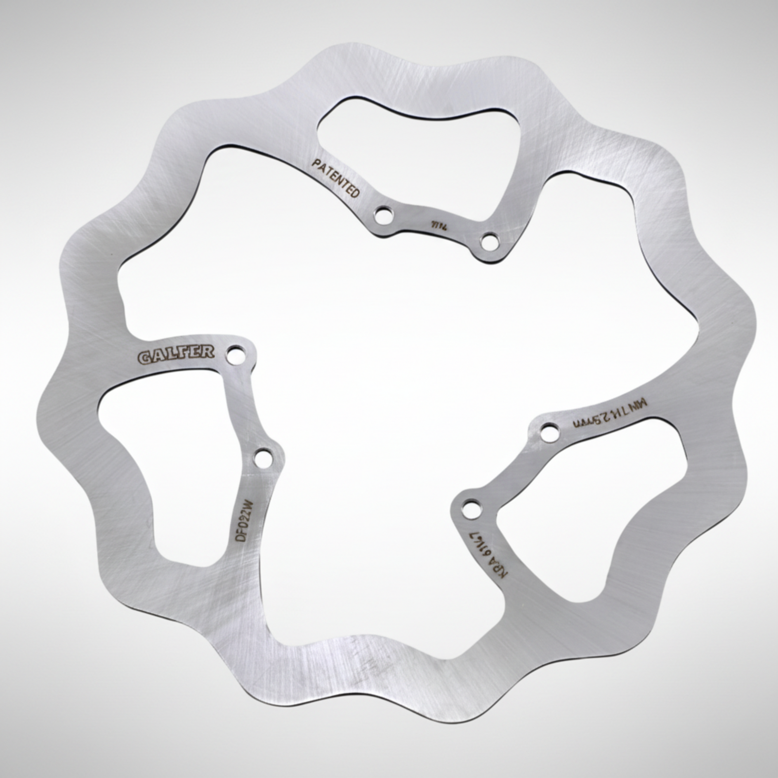 Galfer DF082W 260mm front wave brake rotor for Honda CRF450L and CRF450RL models.