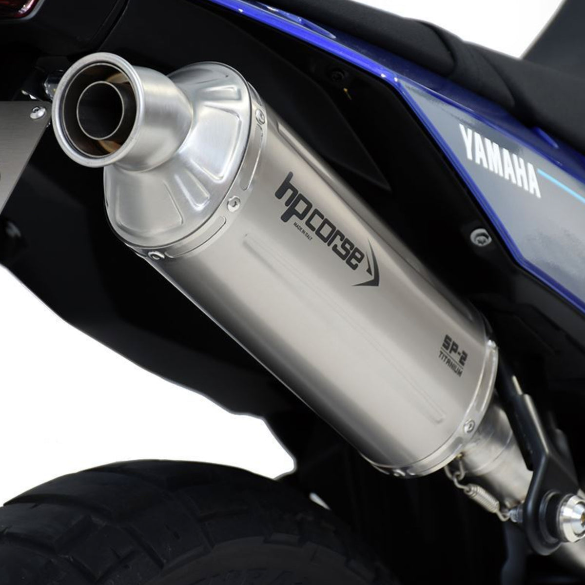 HP CORSE – HIGH MOUNT SP-2 SHORT TITANIUM SLIP-ON – YAMAHA TENERE 700