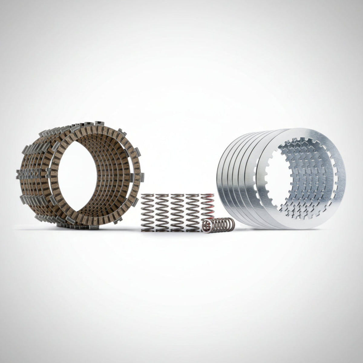 Hinson FSC789-7-0616 complete friction, steel, and spring clutch kit for Honda CRF450L CRF450X and CRF450RL motorcycles.