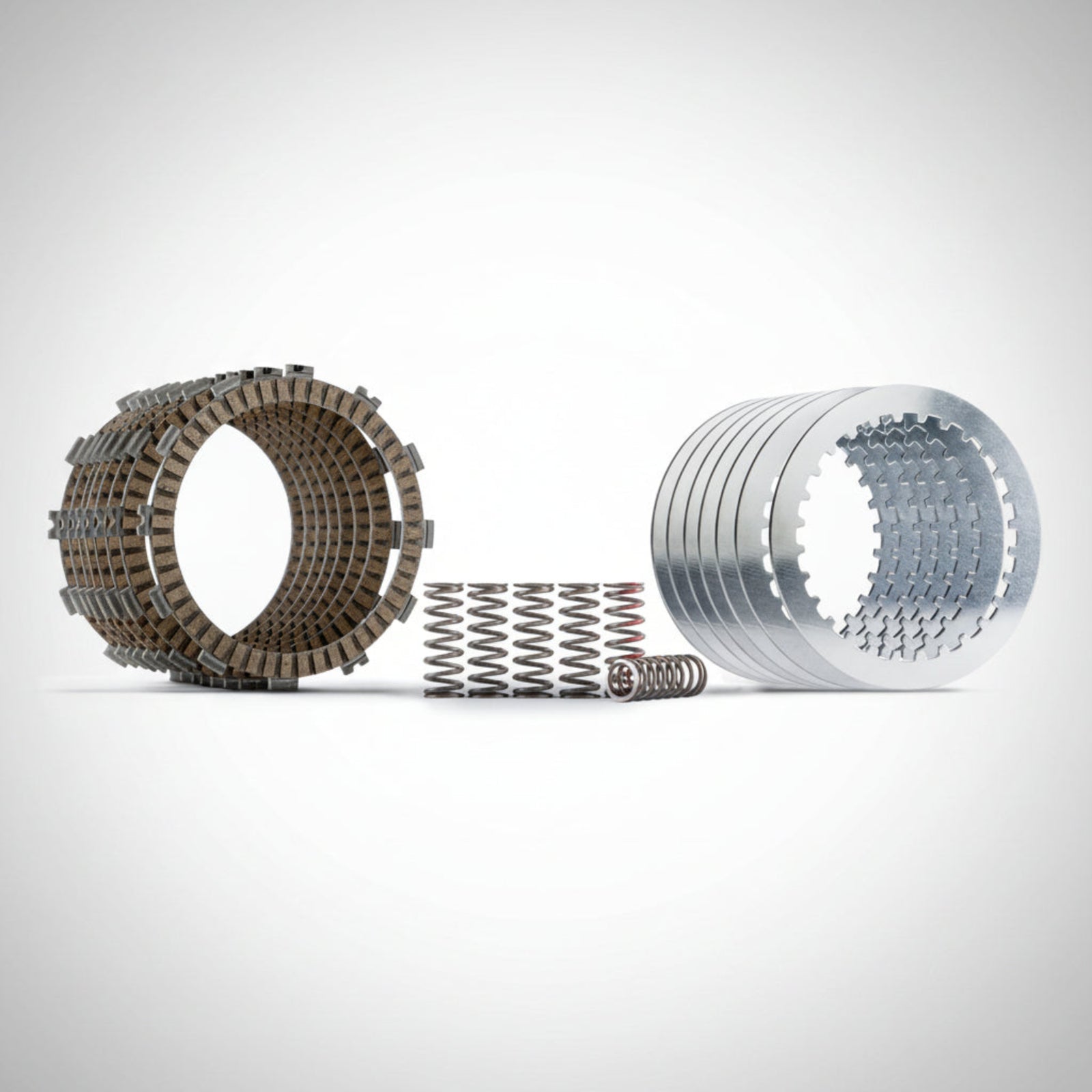 Hinson FSC789-7-0616 complete friction, steel, and spring clutch kit for Honda CRF450L CRF450X and CRF450RL motorcycles.