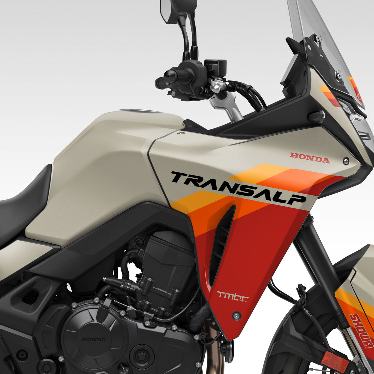 GRAPHICS KIT - 2024 HONDA XL750 TRANSALP - TAN STRIPES