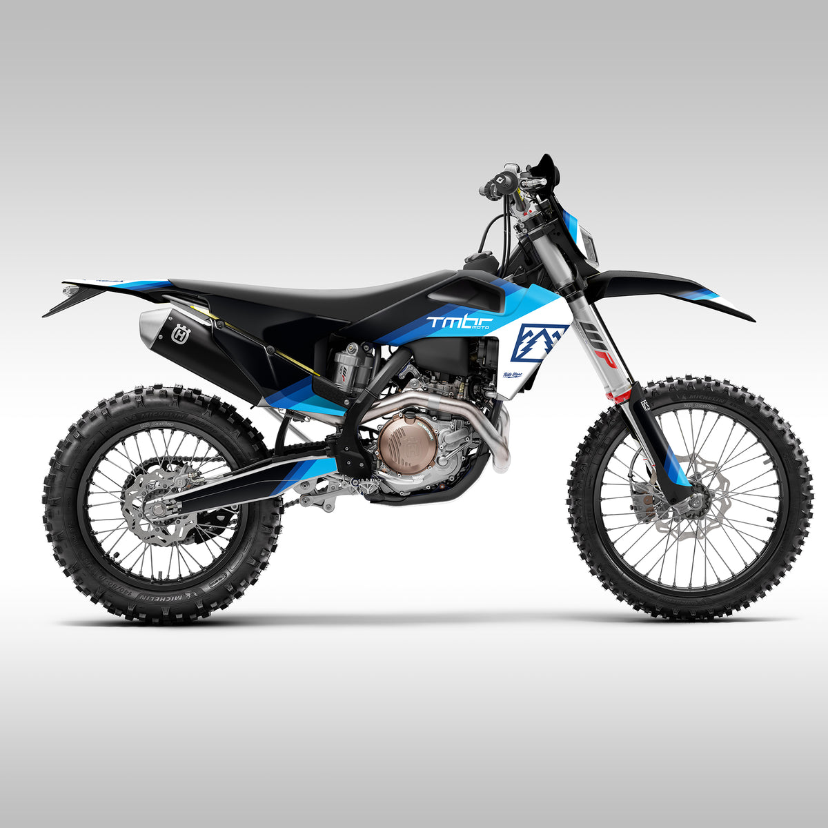 GRAPHICS KIT - 2020–2023 HUSQVARNA FE &amp; TE - TRUE BLUE