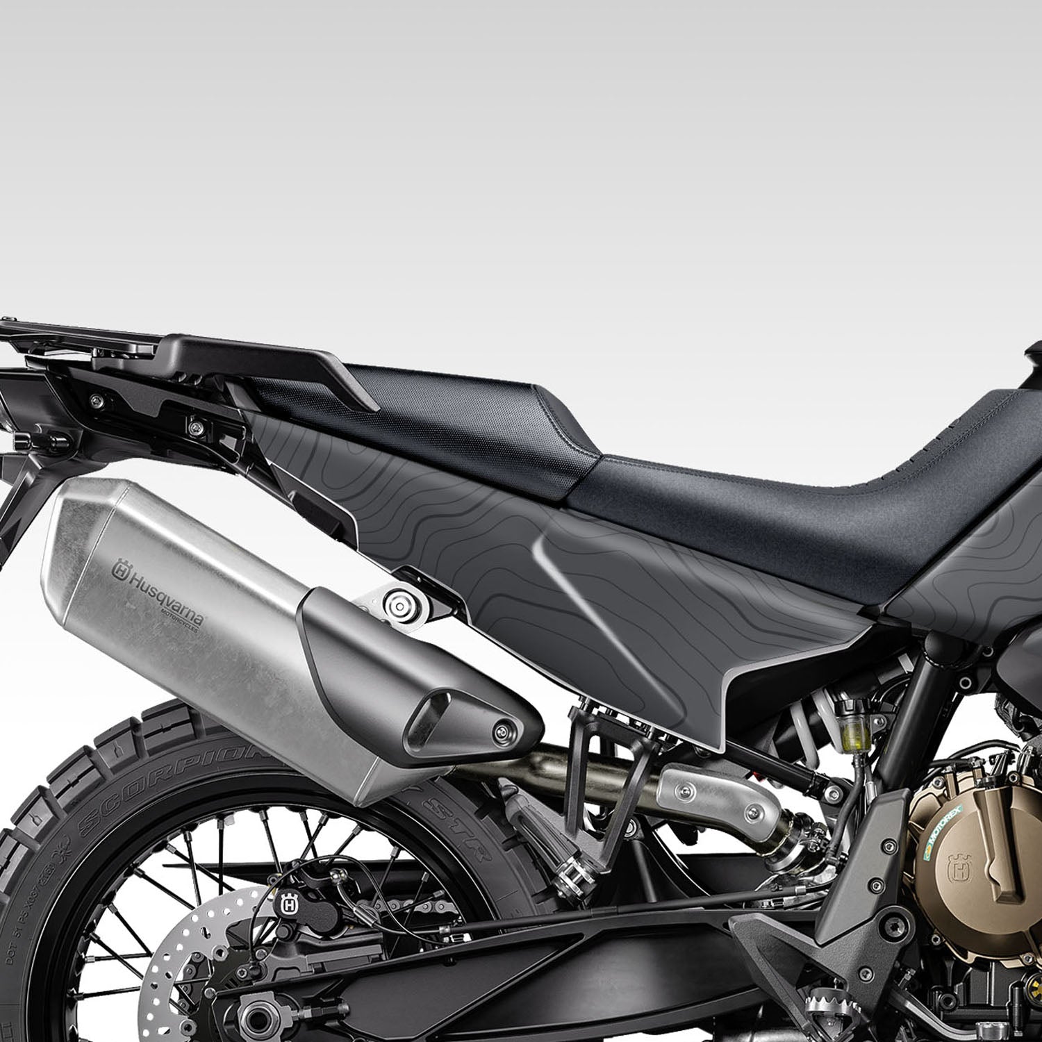 GRAPHICS KIT - 2022–2026 HUSQ NORDEN 901 - GRAY FULL TOPO - TMBR MOTO
