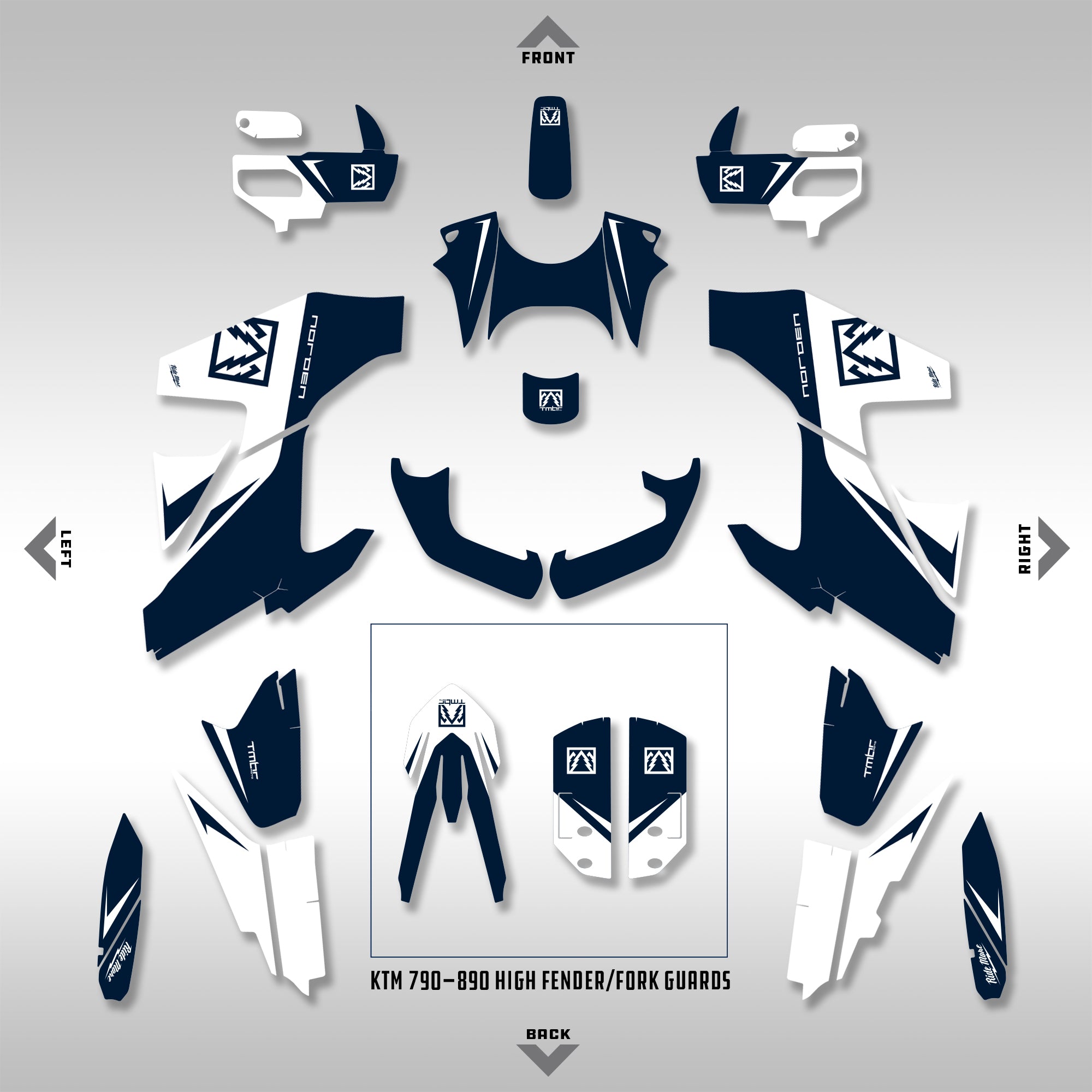 GRAPHICS KIT - 2022–2026 HUSQ NORDEN 901 - SPORT - TMBR MOTO
