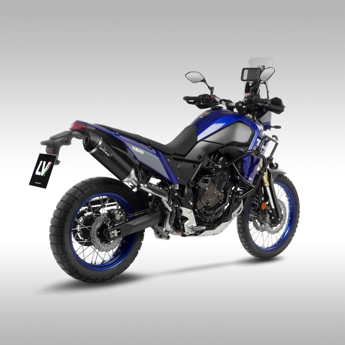 LEOVINCE - LV ONE EVO HIGH MOUNT SLIP-ON MUFFLER BLACK EDITION - YAMAHA TENERE 700