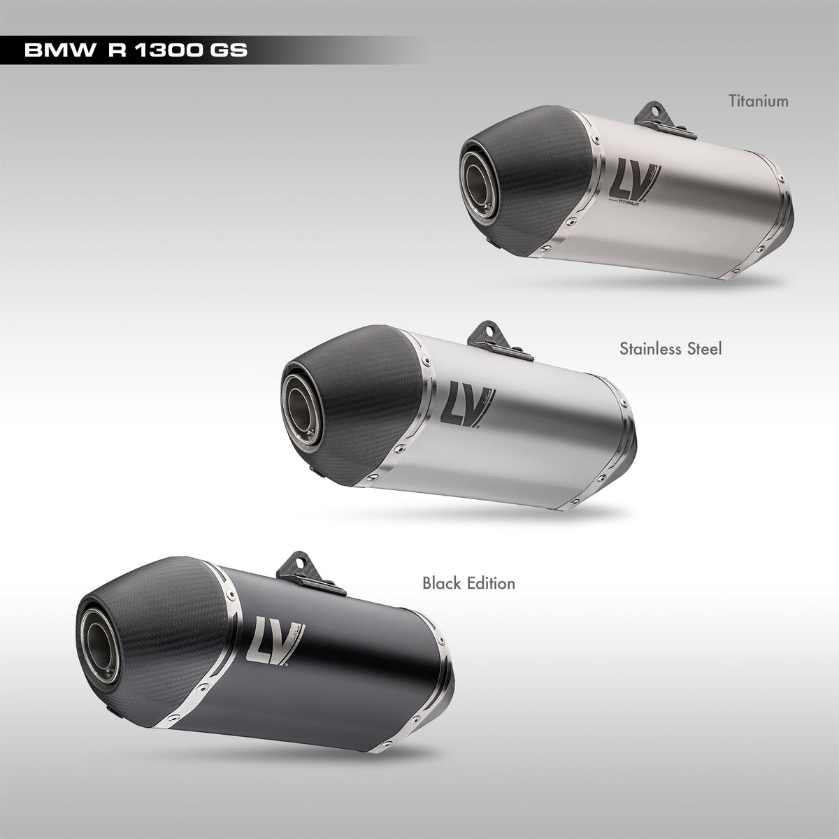 LEOVINCE - LV-14 SLIP-ON MUFFLER - BMW R1300GS
