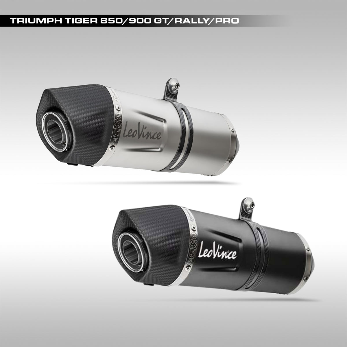LEOVINCE - LV ONE EVO SLIP-ON MUFFLER - TRIUMPH TIGER 850 / 900