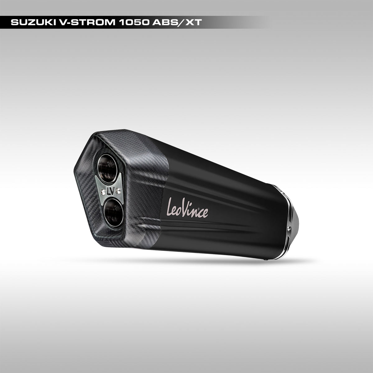 LEOVINCE - LV-12 BLACK EDITION SLIP-ON - SUZUKI V-STROM 1050