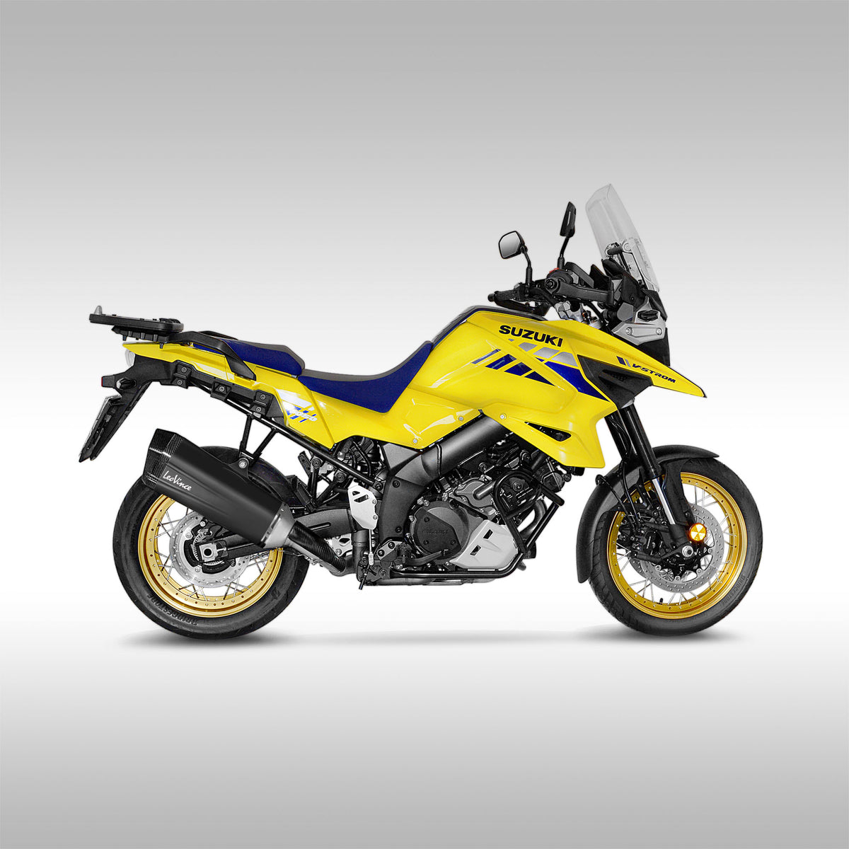LEOVINCE - LV-12 BLACK EDITION SLIP-ON - SUZUKI V-STROM 1050