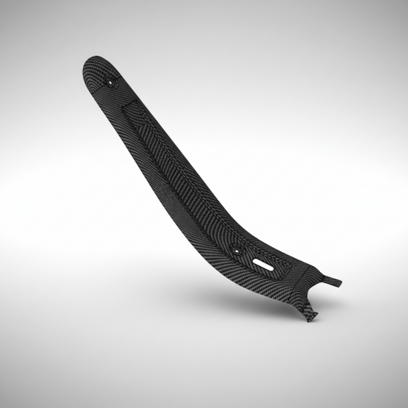 LeoVince 80074 carbon fiber exhaust heat shield for the Husqvarna 701 Enduro.