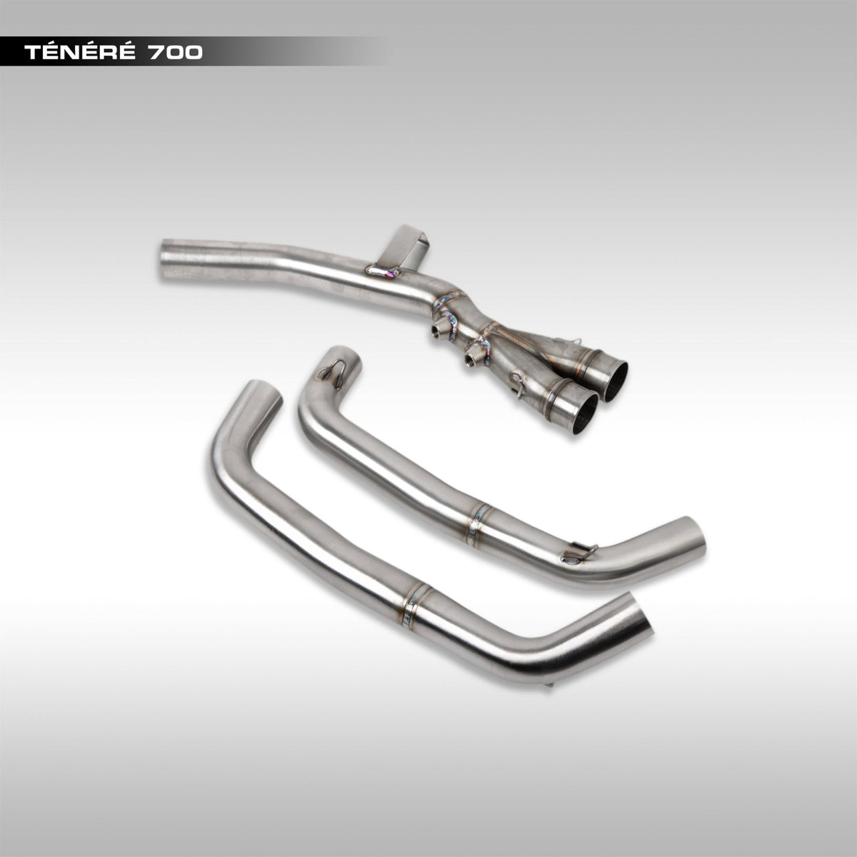 LeoVince AISI 304 stainless steel racing header pipe for the Yamaha Tenere 700.