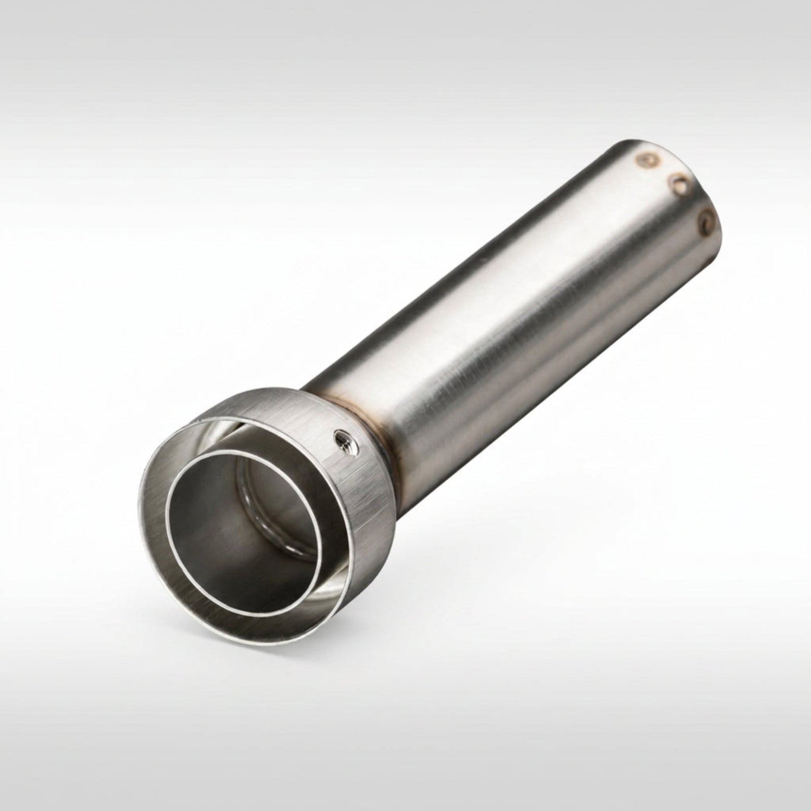 LeoVince 307677801SR stainless steel 38mm dB killer and spark arrestor insert for LV-14 and LV One EVO exhausts.