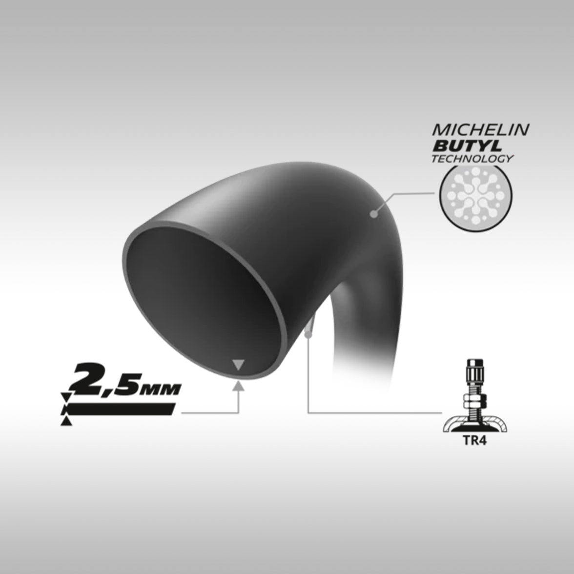 MICHELIN - HEAVY DUTY MOTORCYCLE INNER TUBES - TMBR MOTO