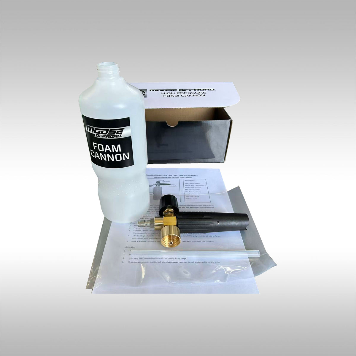 MOOSE RACING - HIGH PRESSURE FOAM CANNON