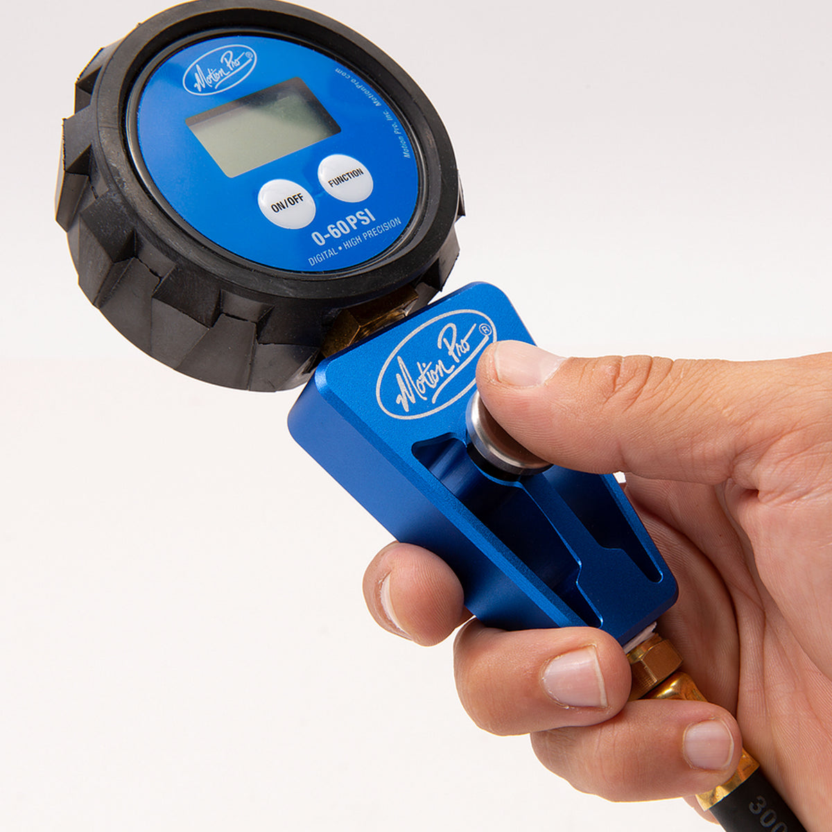 Motion Pro&#39;s updated, Gen 2 professional digital tire pressure gauge. 