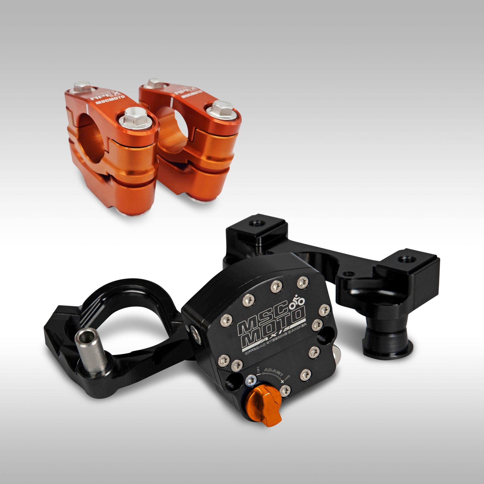 MSC MOTO - AXIS PRO STEERING DAMPER KIT - 2023–2025 KTM, HUSQVARNA