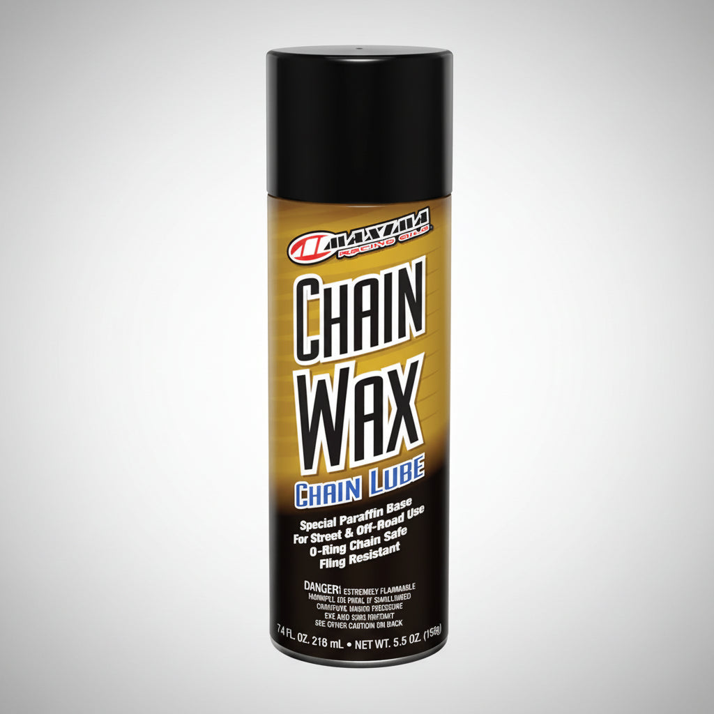 Maxima Chain Wax spray can on a white background
