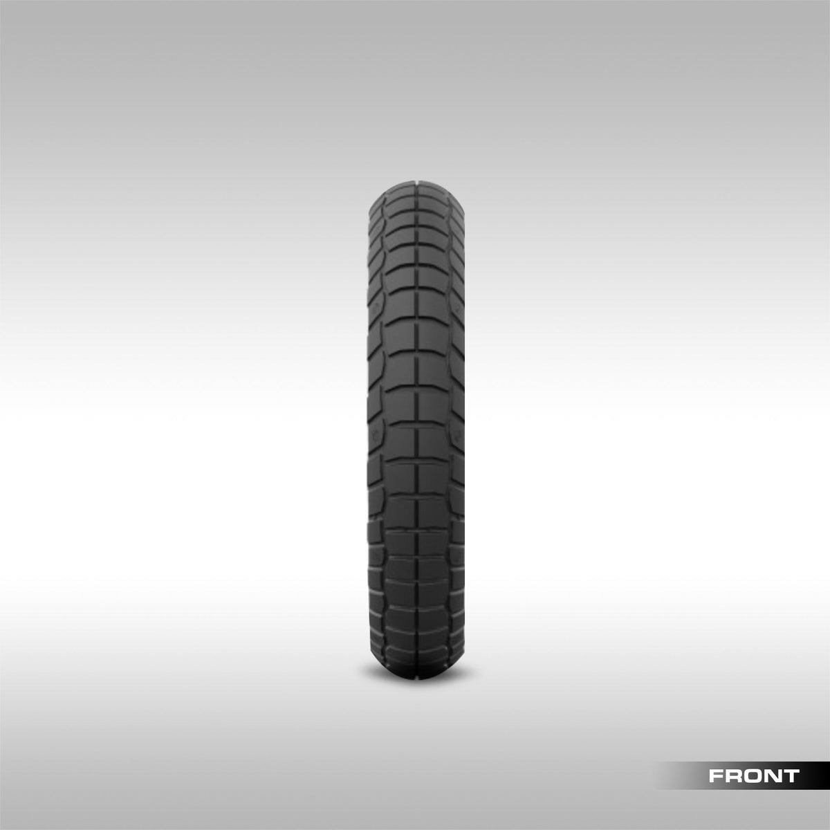 Metzeler Karoo 4 Street Motorcycle tires on a light gray background