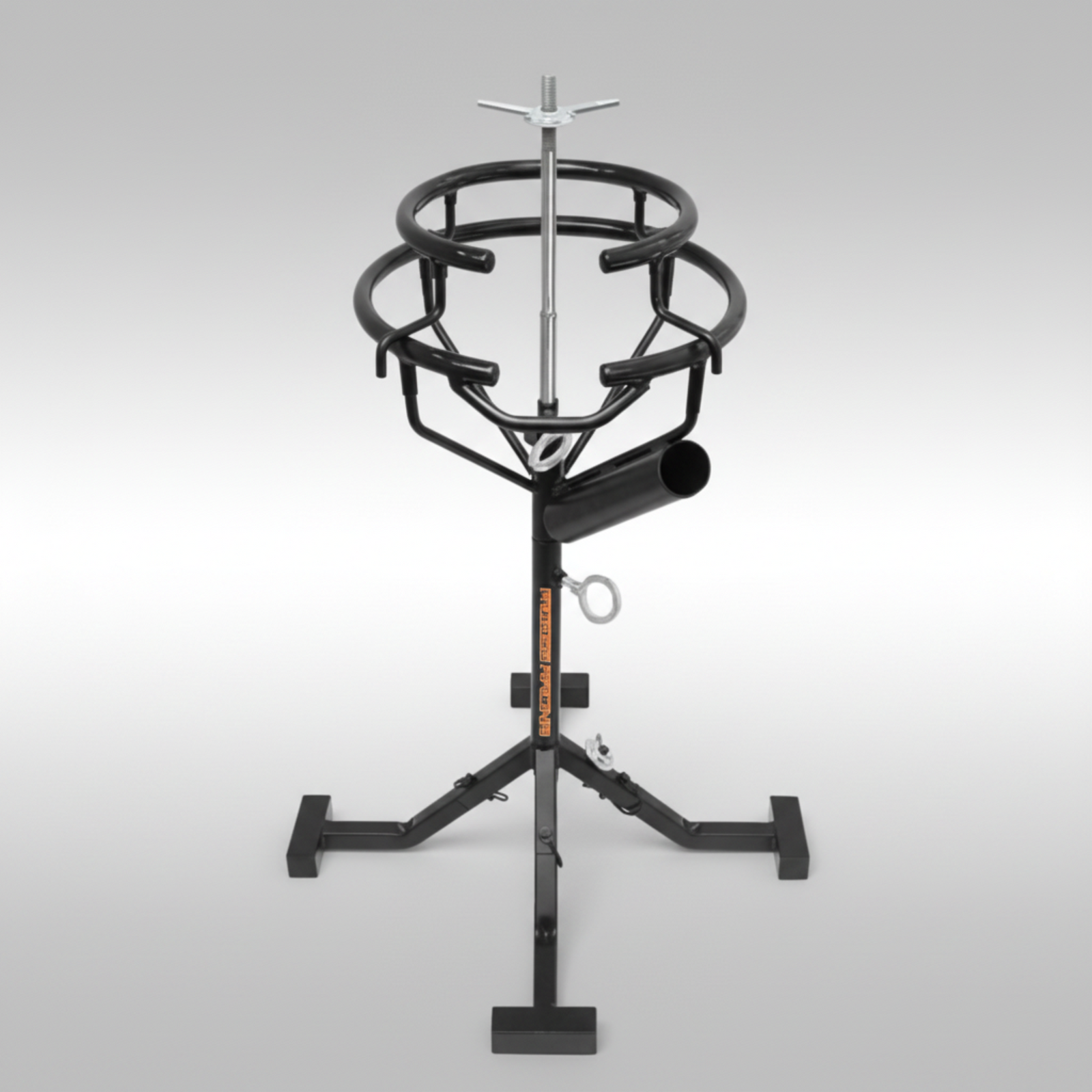 Moose Racing 0365-0140 Deluxe Tire Changing Stand with adjustable height and built-in tool holder.