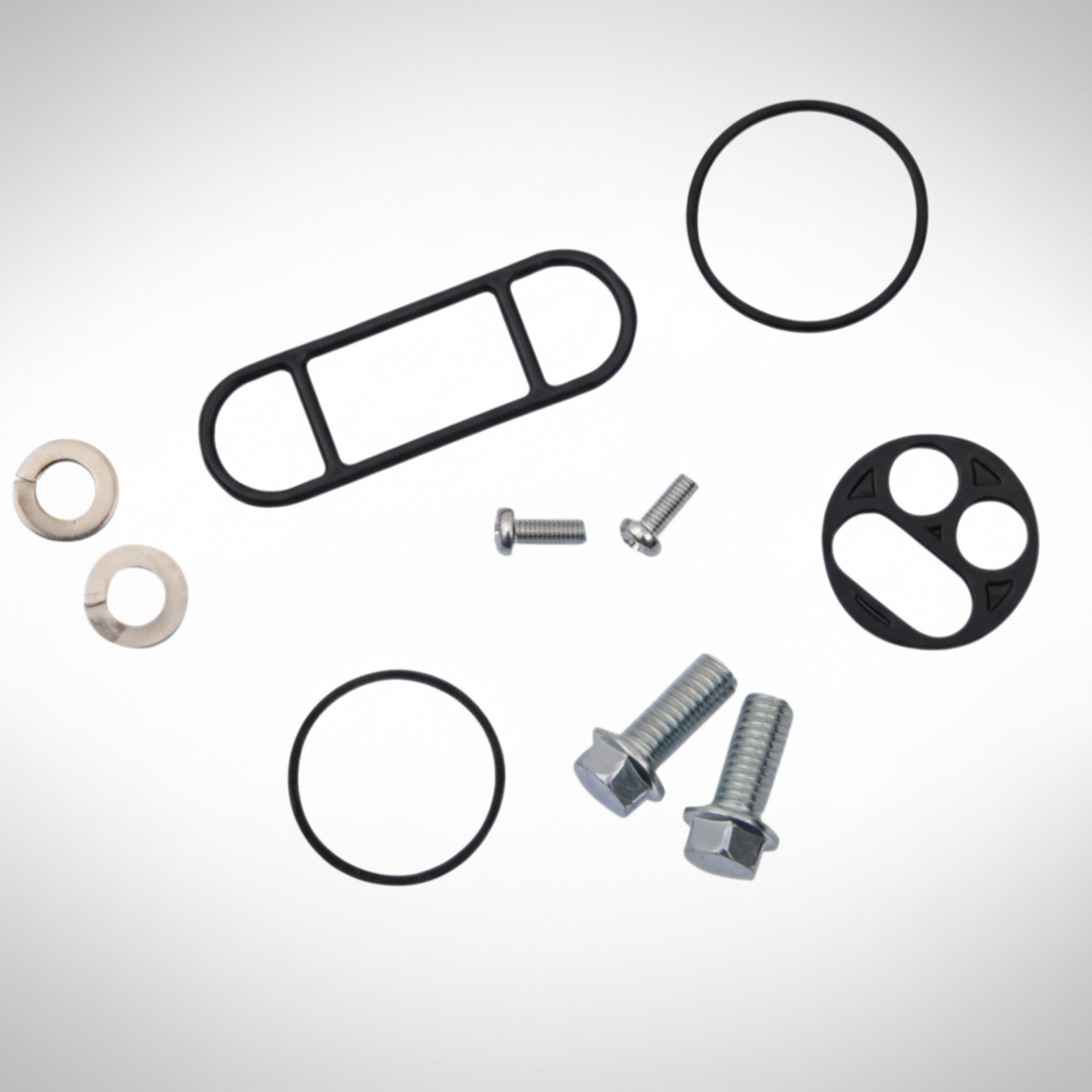 Moose Petcock Rebuild Kit for Yamaha on gray background