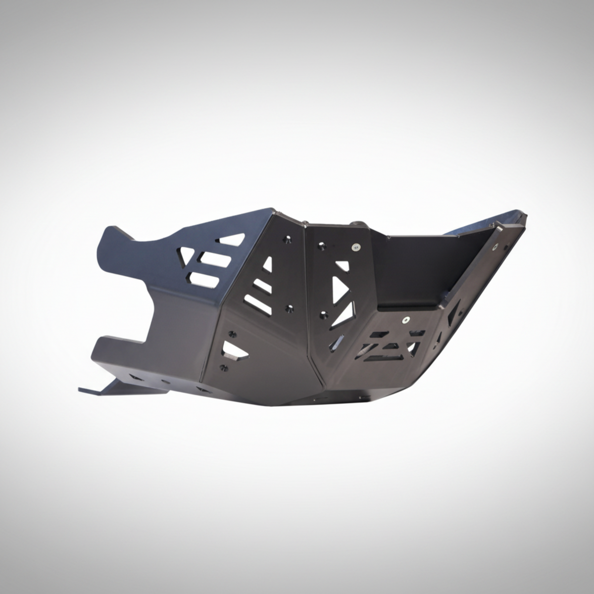 Moose Racing Pro LG 8mm HDPE skid plate installed on a Yamaha Tenere 700.