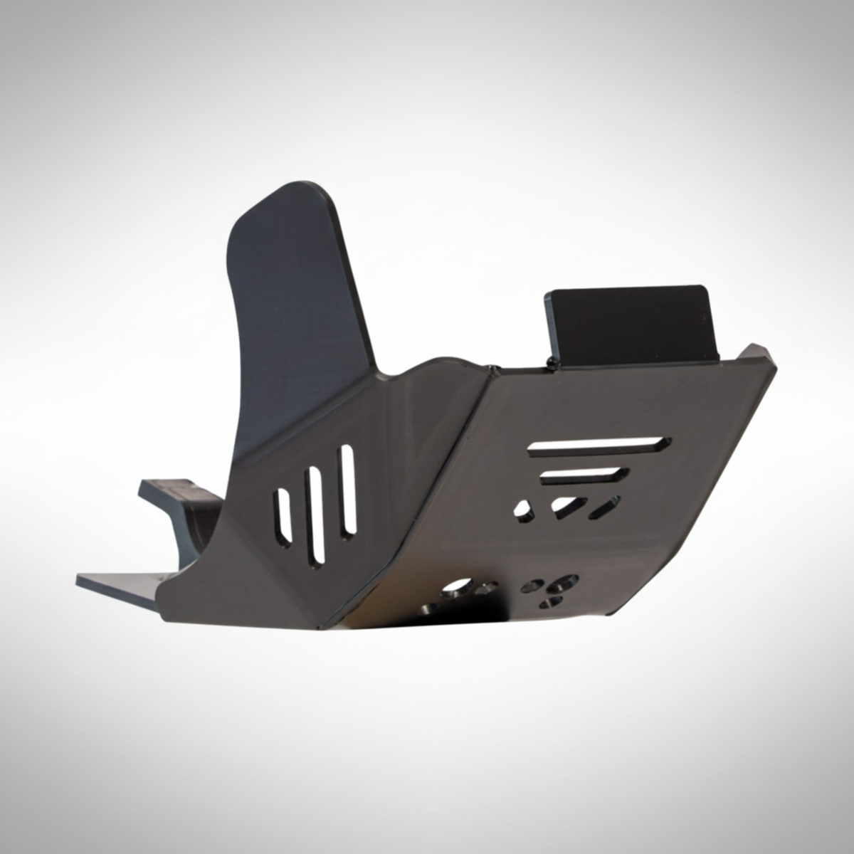 Moose Racing heavy-duty HDPE plastic skid plate for the Ducati Desmo450 EDX dirt bike.
