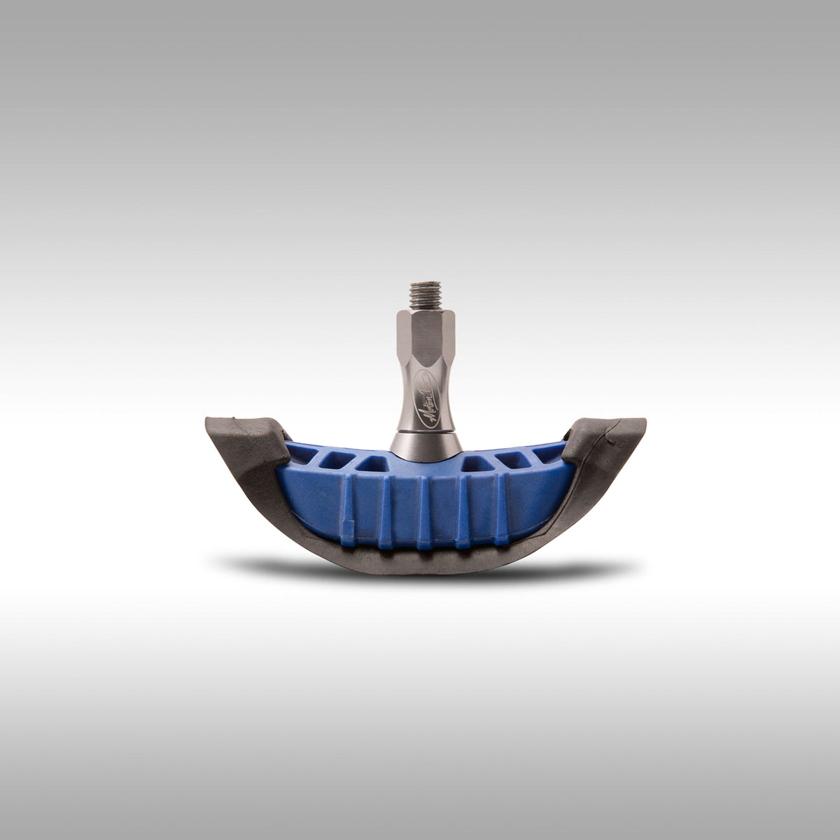 Blue and black Motion Pro LiteLoc on a gray background