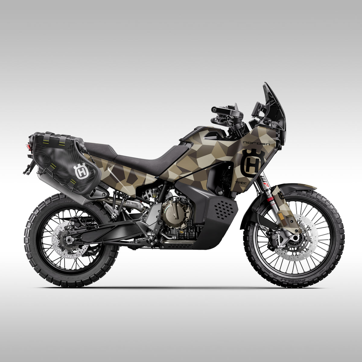 2022 - 2025 HUSQ NORDEN 901 - DARK EARTH GEO CAMO - GRAPHICS KIT