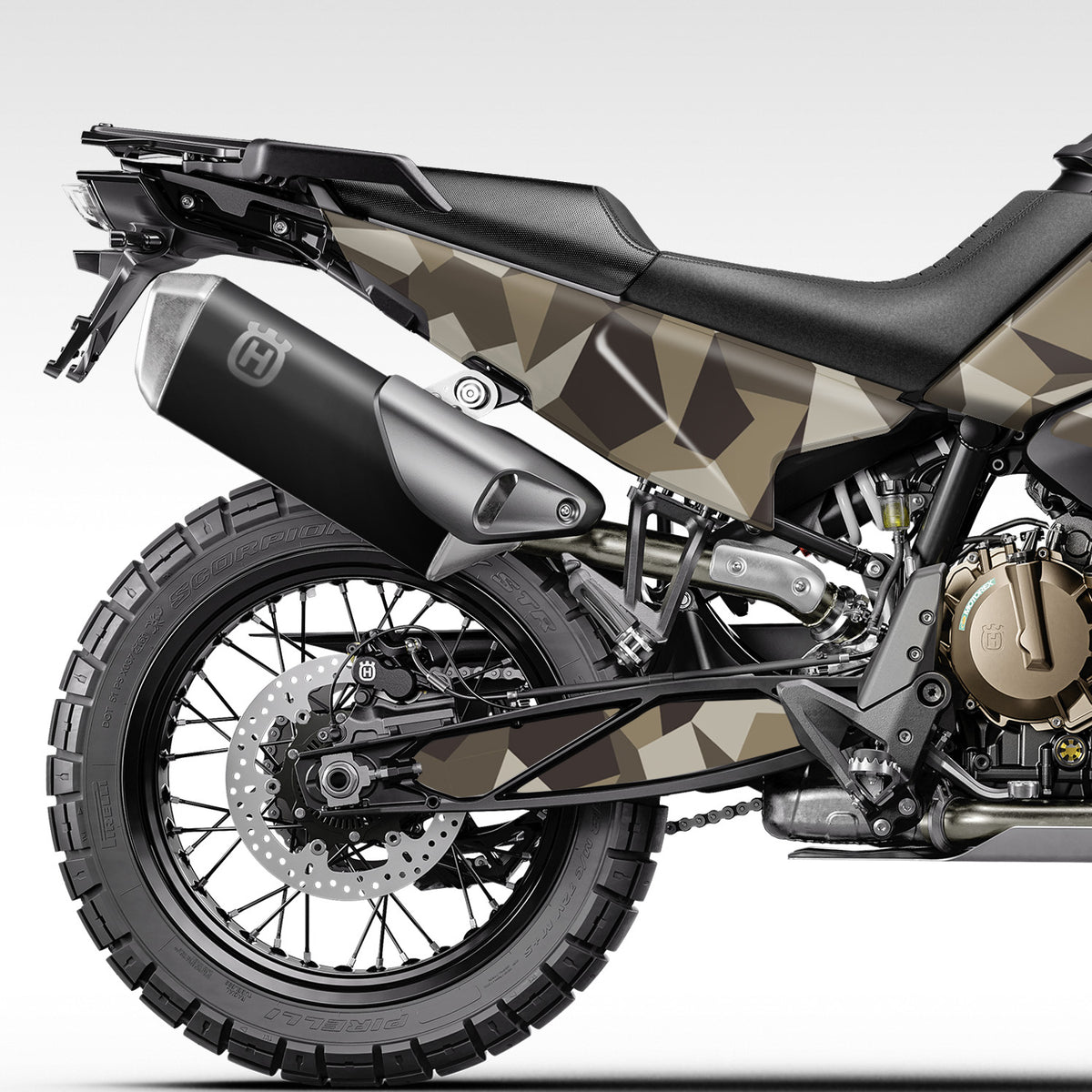 2022 - 2025 HUSQ NORDEN 901 - DARK EARTH GEO CAMO - GRAPHICS KIT