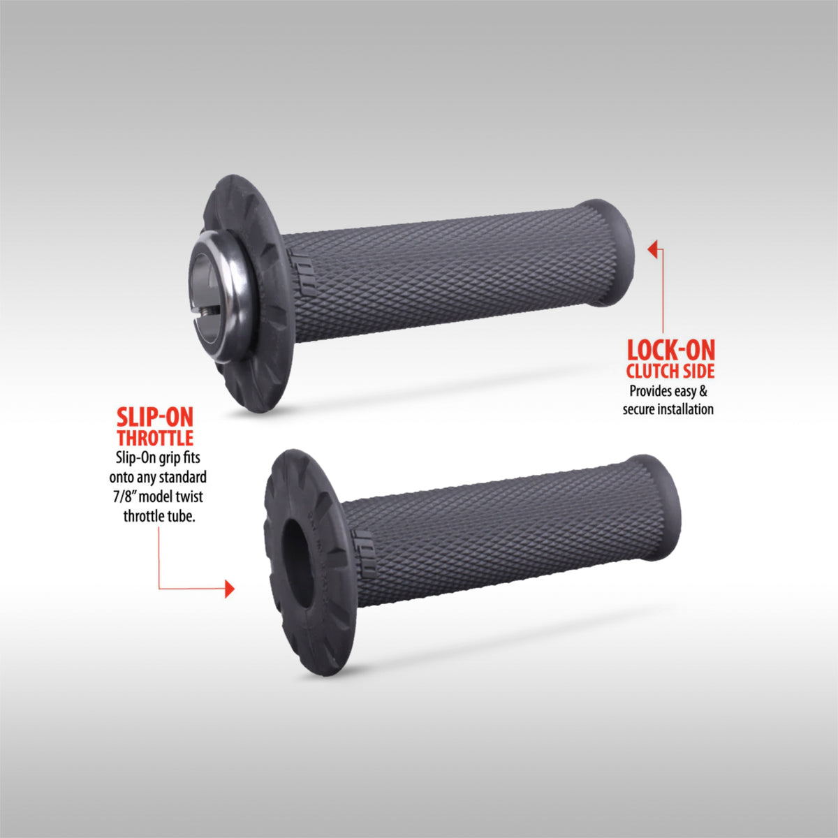 ODI - Universal Half Lock-On Grips - No-Waffle