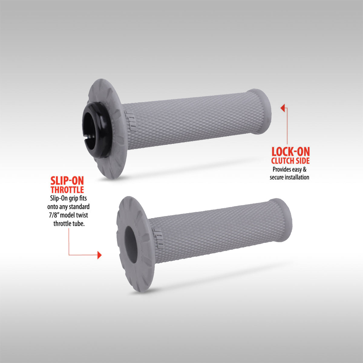 ODI - Universal Half Lock-On Grips - No-Waffle
