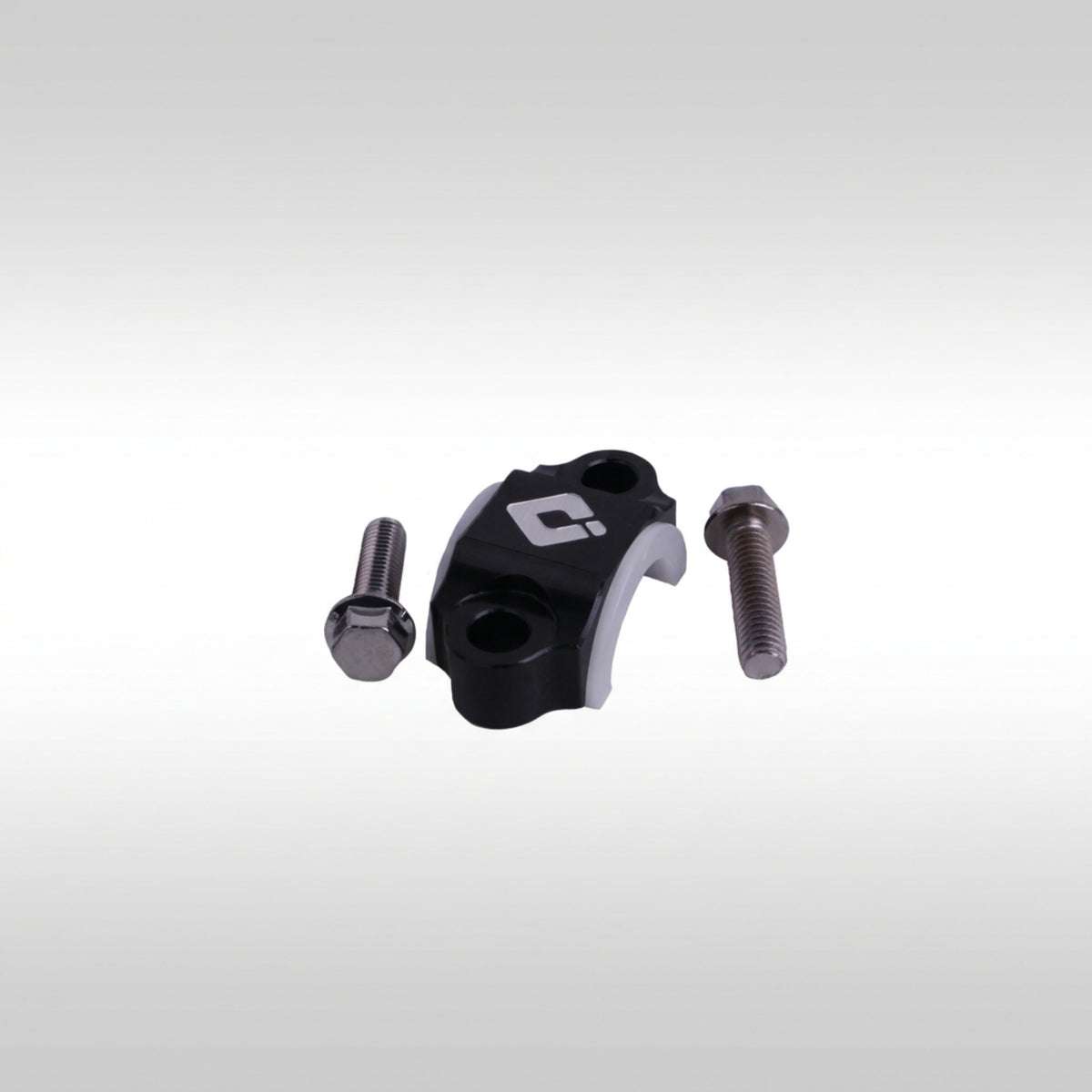 ODI H71RC-G machined billet aluminum rotator perch clamp in factory grey with integrated PTFE sleeve.