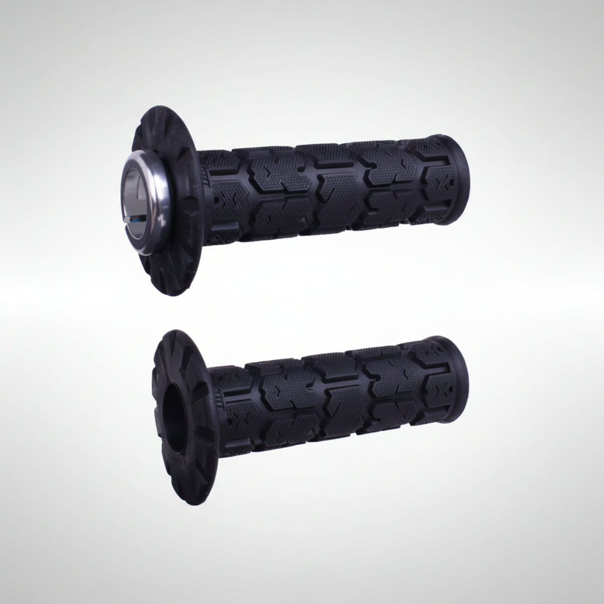 ODI Universal Rogue Half Lock-On off-road motorcycle grip set for fly-by-wire throttles.