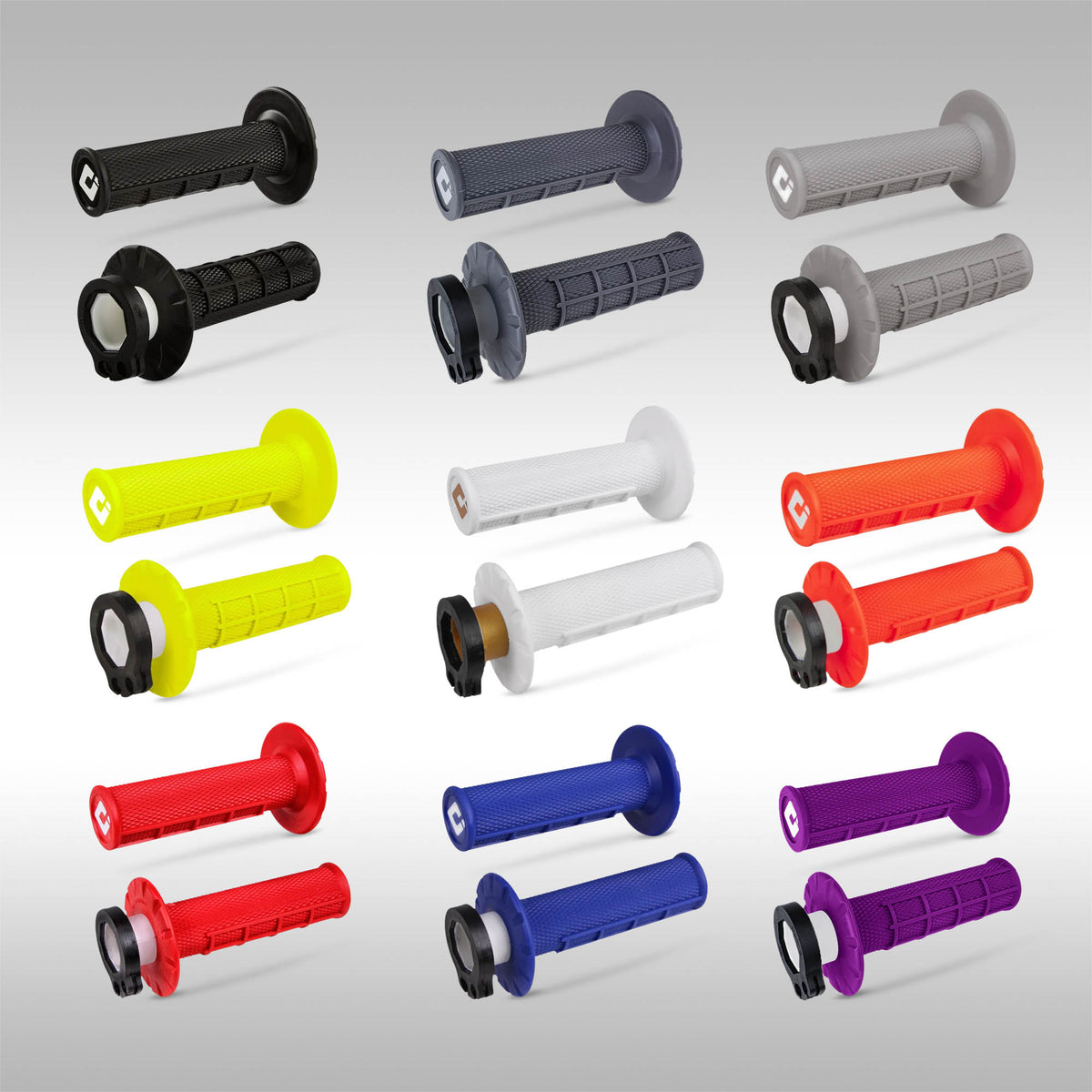 ODI - V2 LOCK-ON HALF WAFFLE MOTO GRIPS