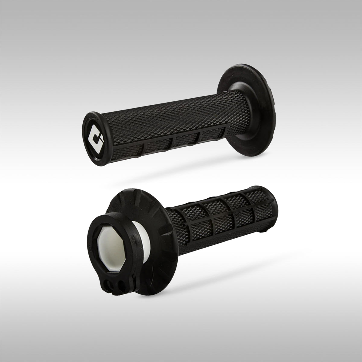 ODI V2 Lock-On Half Waffle Moto Grips with Snap-On Throttle Cams.