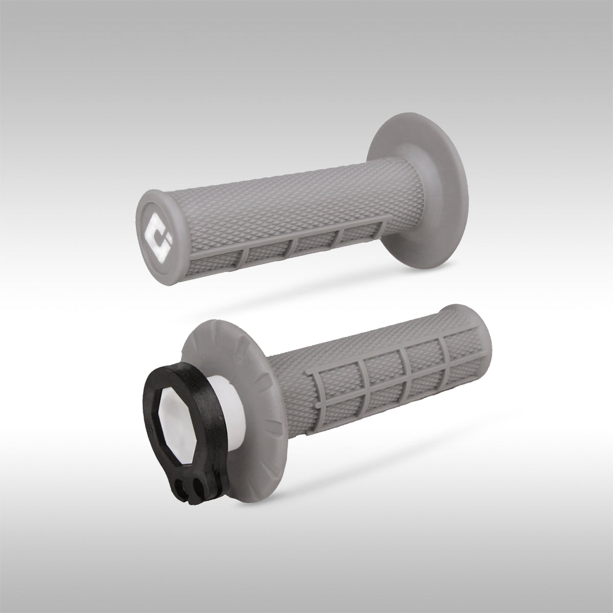 ODI V2 Lock-On Half Waffle Moto Grips with Snap-On Throttle Cams.
