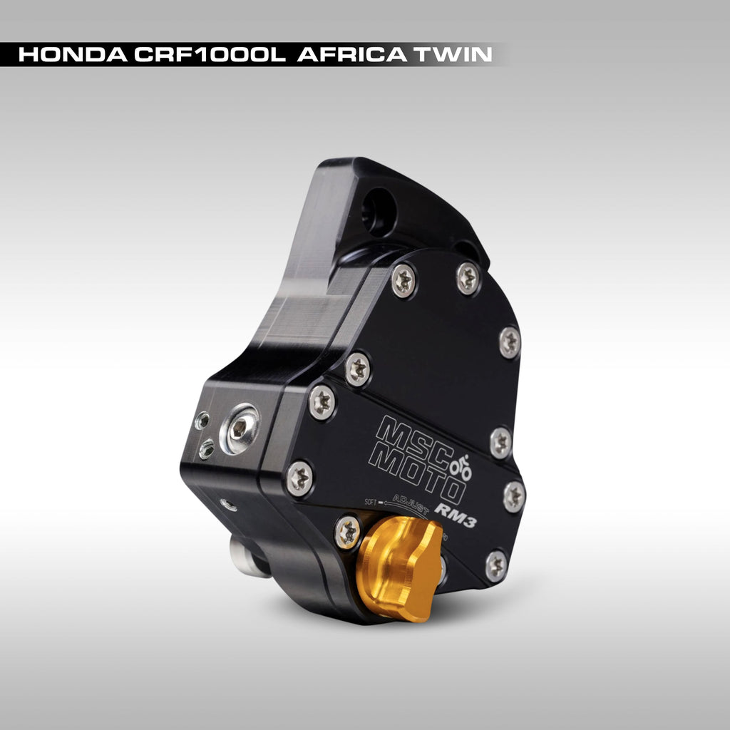 MSC MOTO - RM3 UNDER MOUNT STEERING DAMPER KIT - HONDA CRF1000L