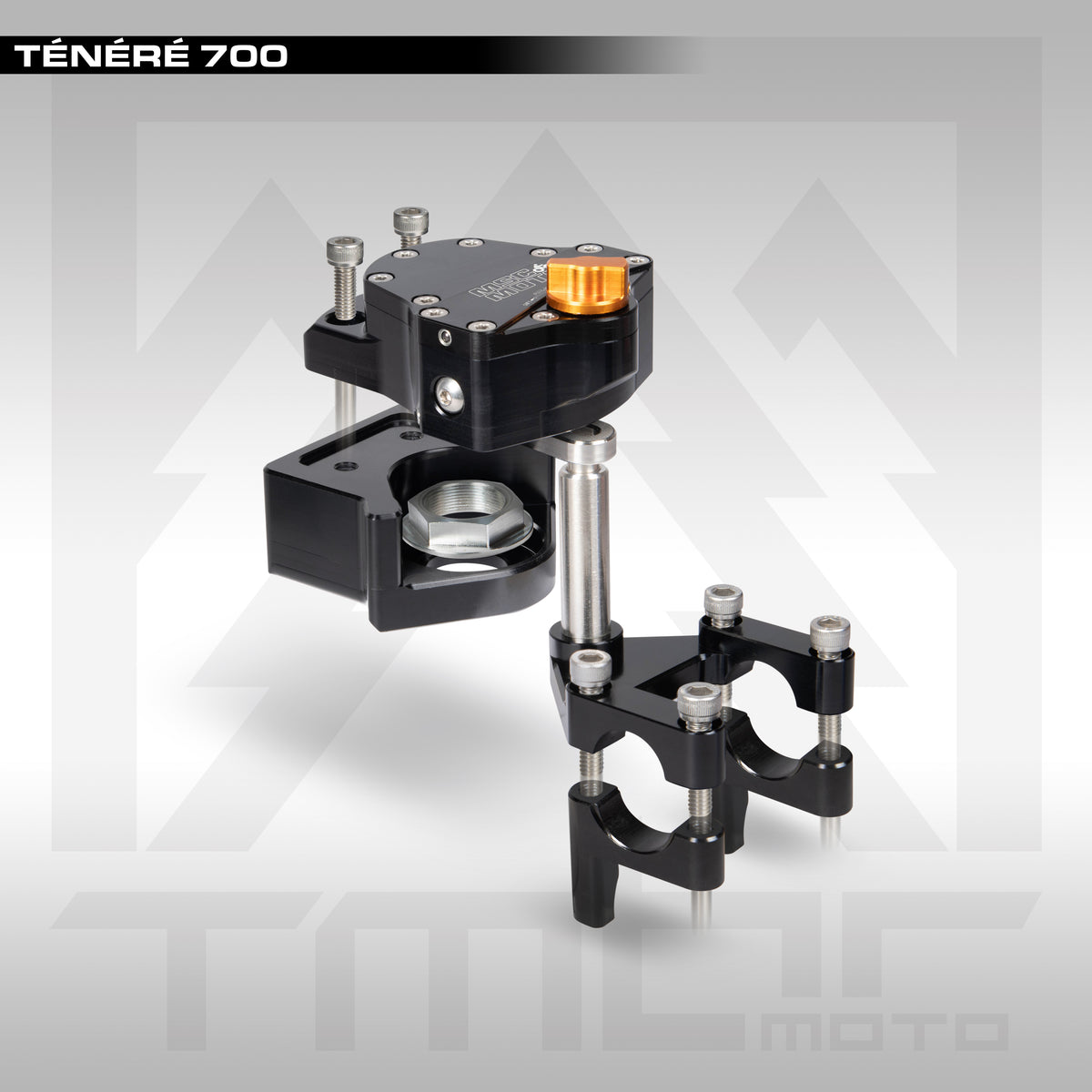 MSC MOTO - RM3 DOWN UNDER STEERING DAMPER KIT - YAMAHA TENERE 700