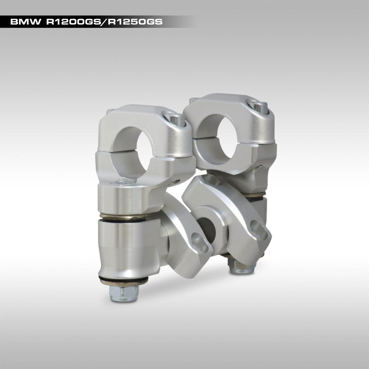 ROX SPEED - 2 INCH ANTI-VIBRATION PIVOTING BAR RISERS - BMW R 1200 GS &amp; R 1250 GS w/ 1 1/4&quot; HANDLEBARS