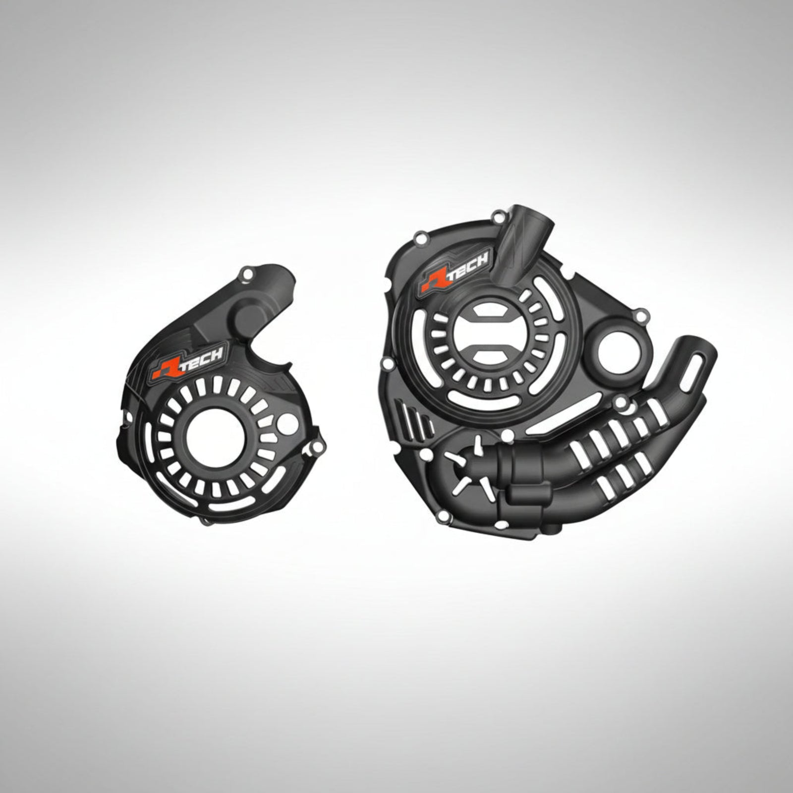 Rtech Engine Case Protection Covers for 2025 Yamaha Tenere 700 Clutch and Stator.