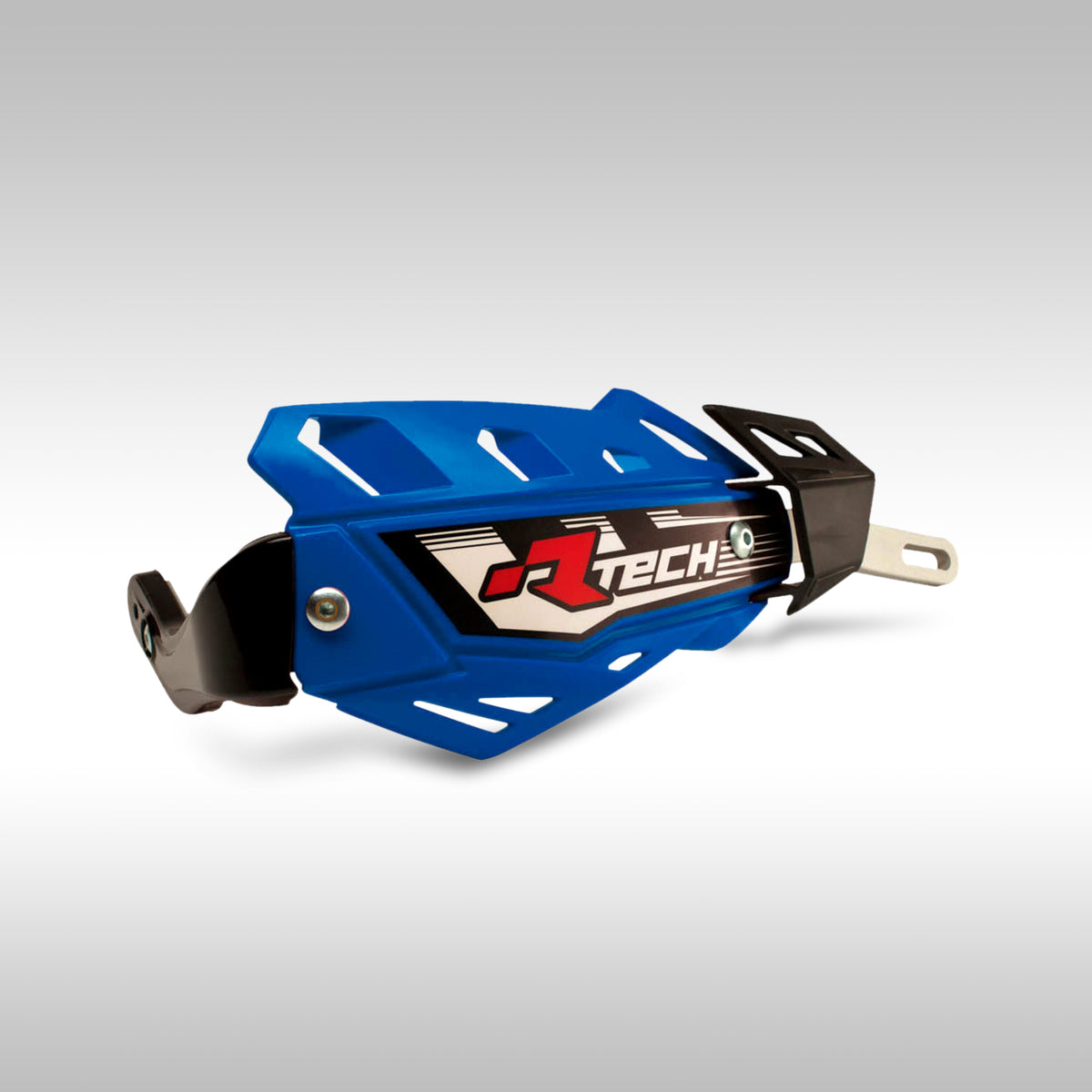 RTech FLX handguard in blue on a gray background